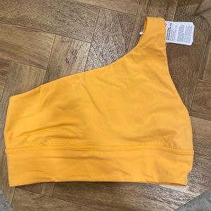 NWT lululemon Align Asymmetrical Bra A/B Cups Size 10 Mango Dream